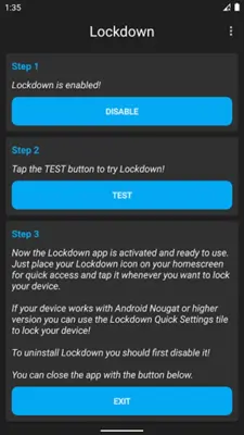 Lockdown - Protect Your Device android App screenshot 2