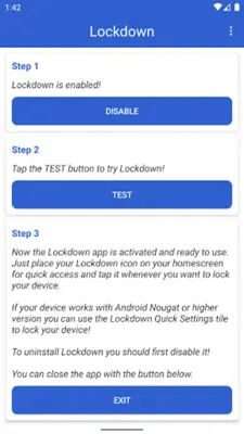 Lockdown - Protect Your Device android App screenshot 4